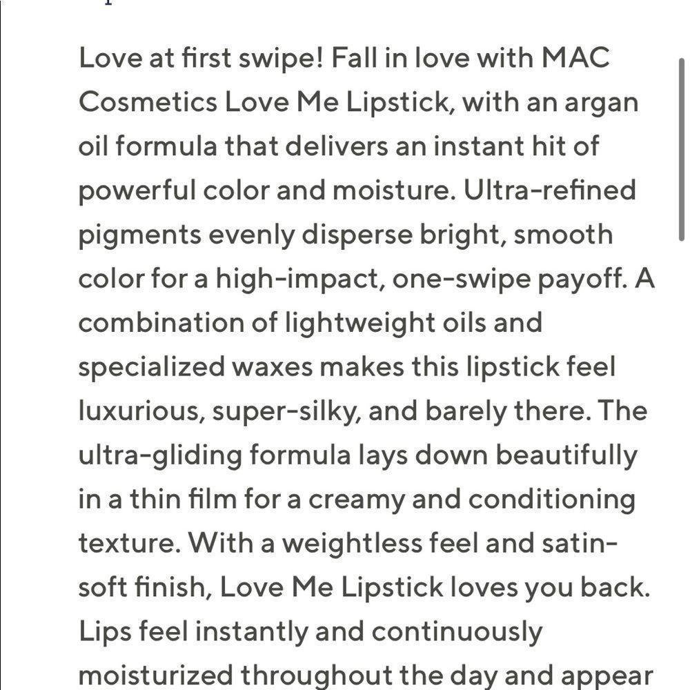 💄M•A•C “GIVE ME FEVER” LOVE ME LIPSTICK - Picture 10 of 11